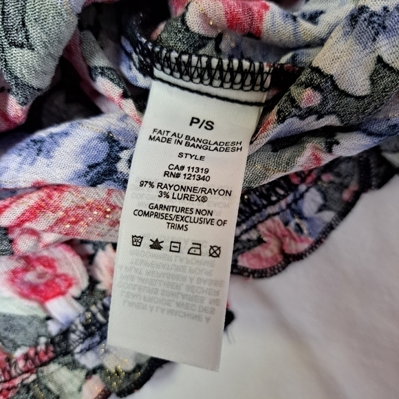 Dynamite Printed Off-the-Shoulder Blouse - Picture 7 of 10